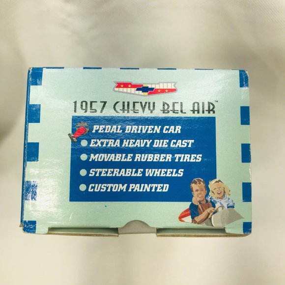 Gearbox 1997 Vintage 1957 Chevy Bel Air Convertible Serial #05366 Pedal Car New - Picture 5 of 10